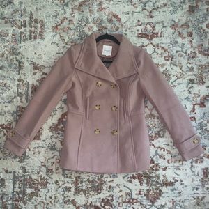 Thread & Supply Dusty Pink Pea Coat